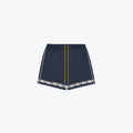 SIGNATURE SATIN SHORTS - NAVY