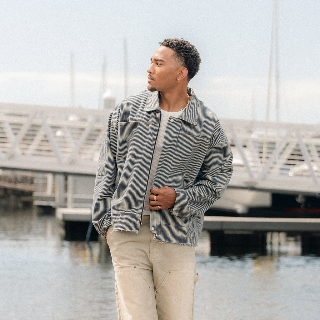 STRIPE WORKWEAR JACKET
