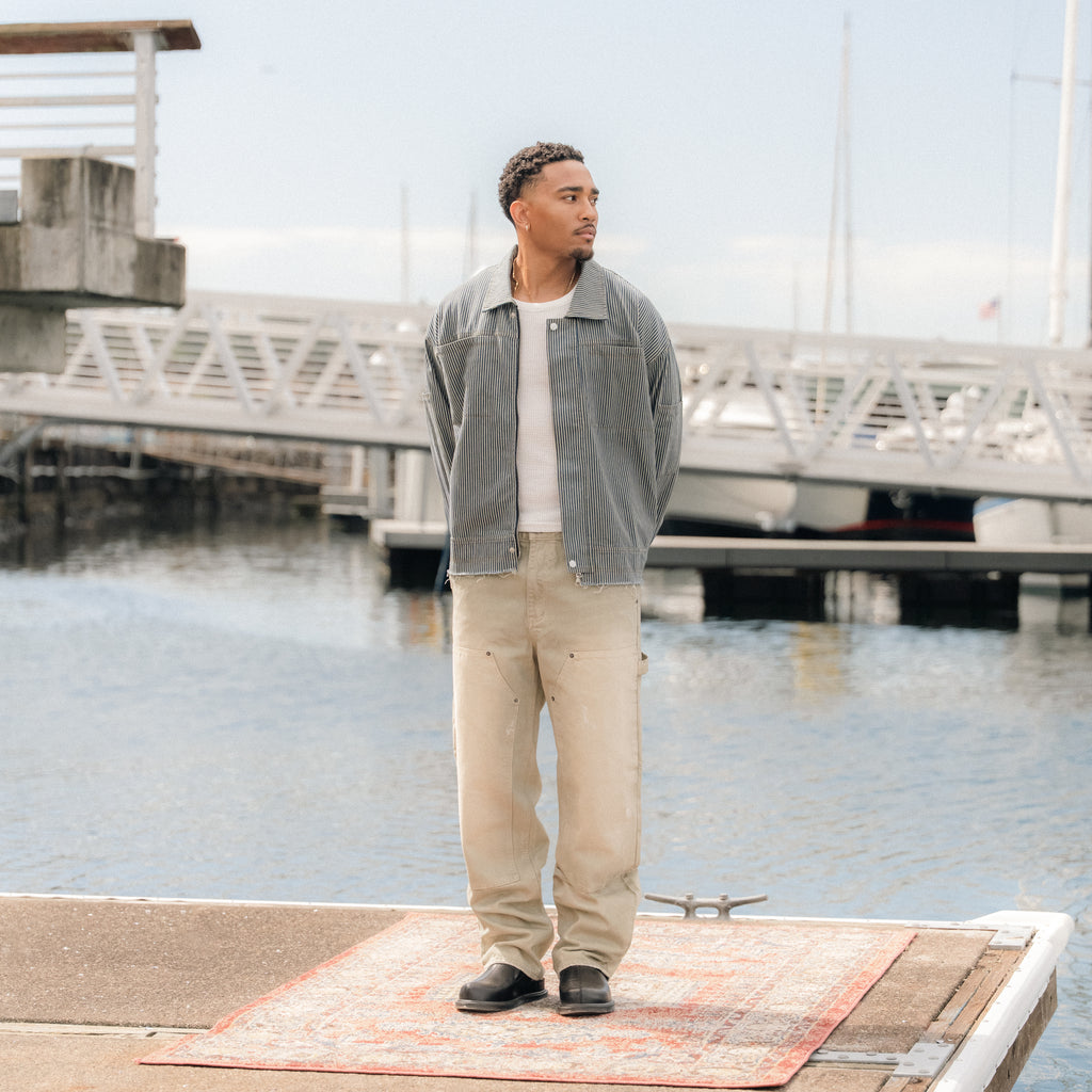 STRIPE WORKWEAR JACKET