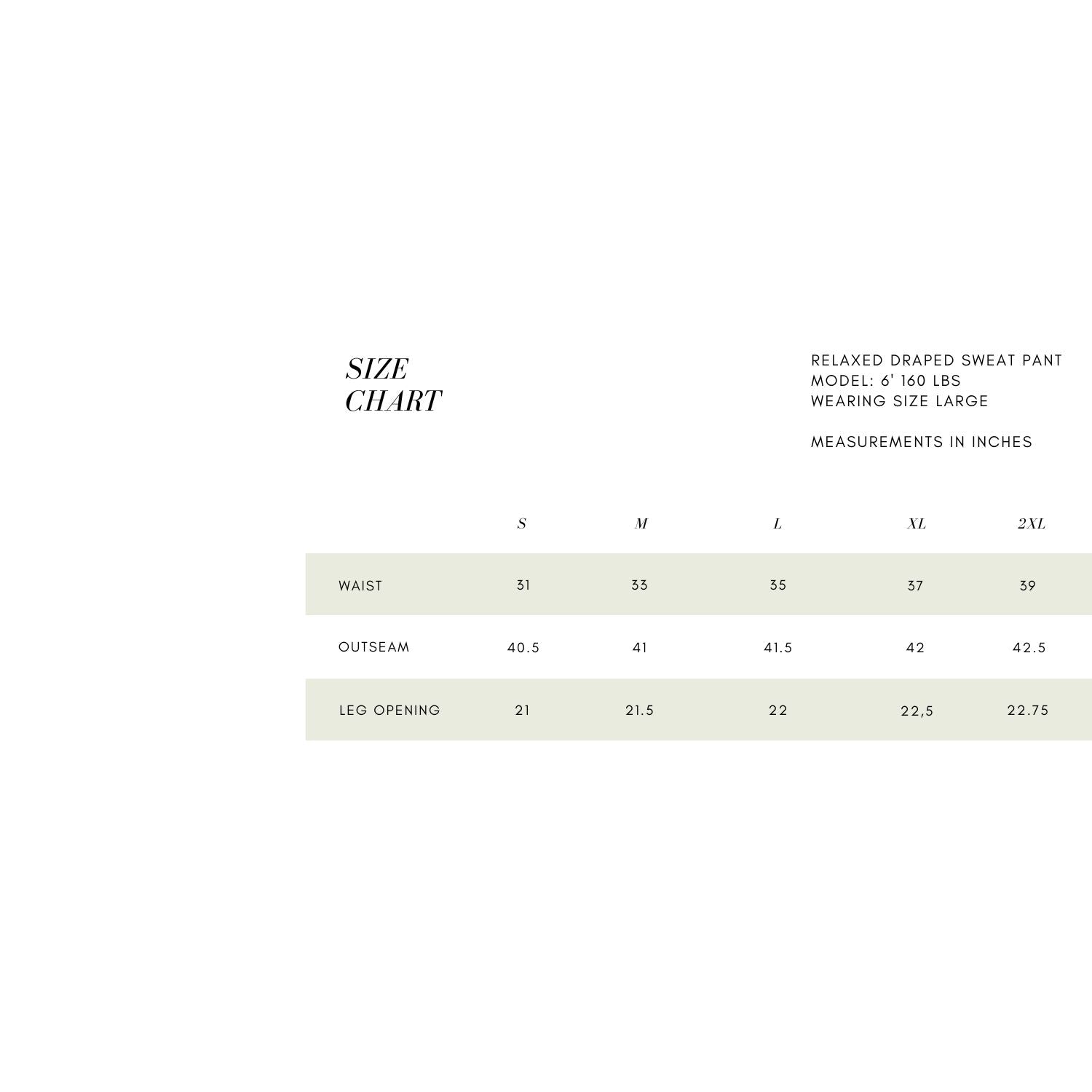 RELAXED DRAPED SWEAT PANT - VINTAGE GREY OLIVE