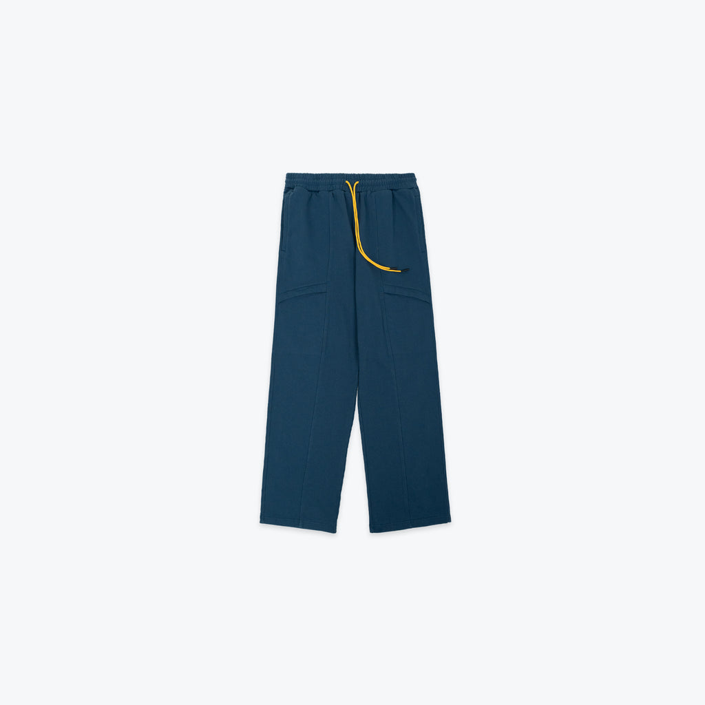 CHEVRON SWEATPANTS - BLUE