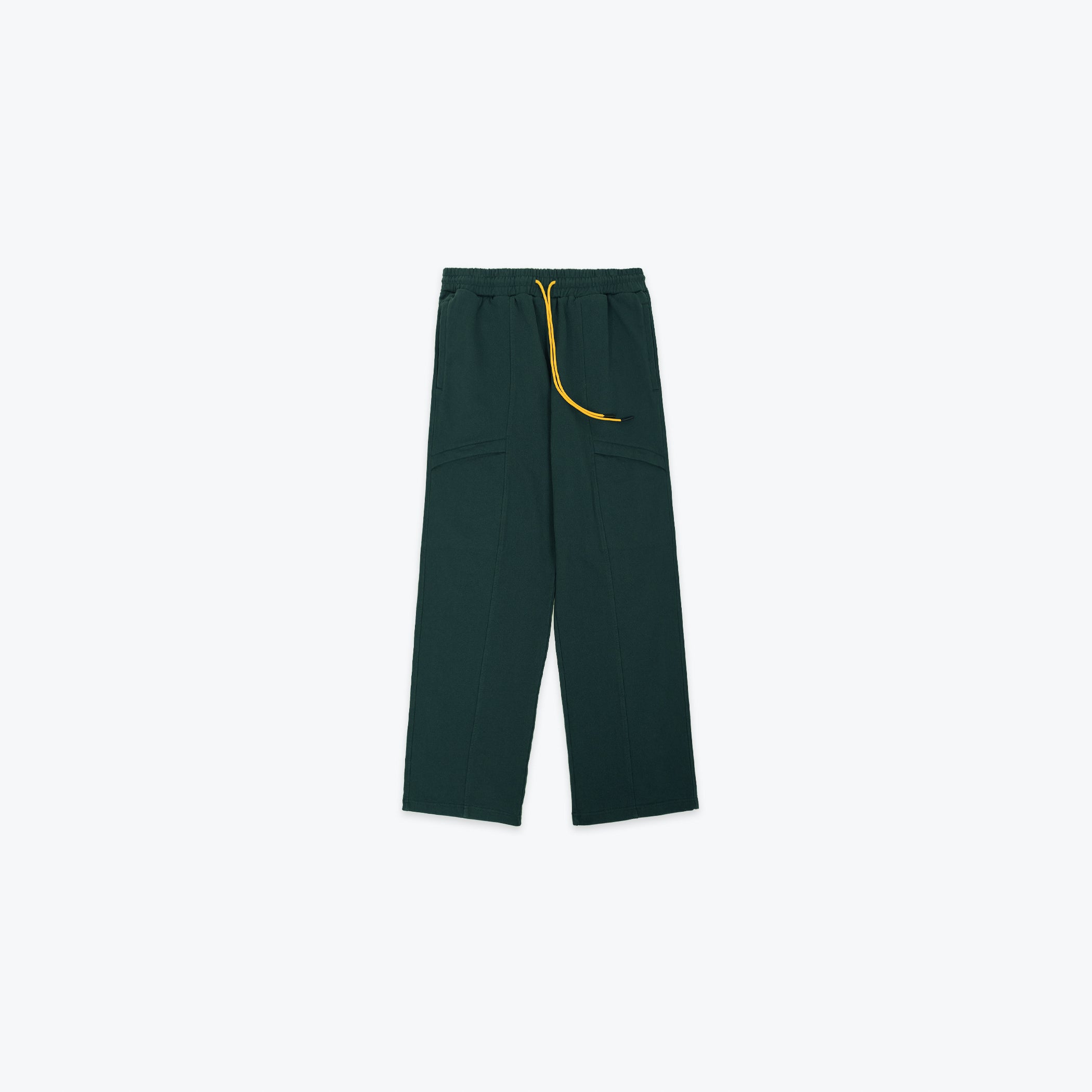CHEVRON SWEATPANTS - FOREST GREEN