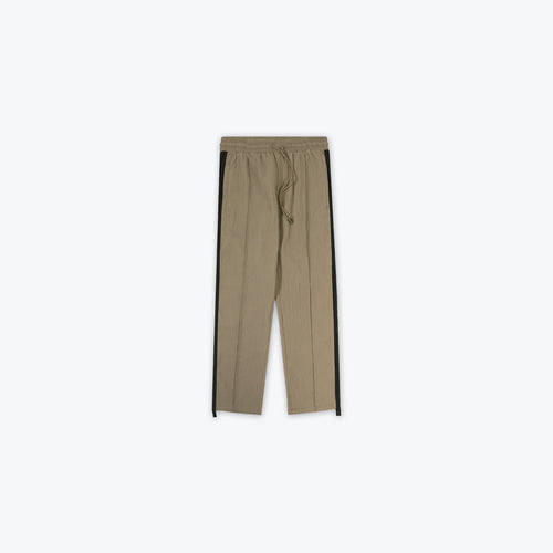 PLISSE TRACK PANT - OLIVE