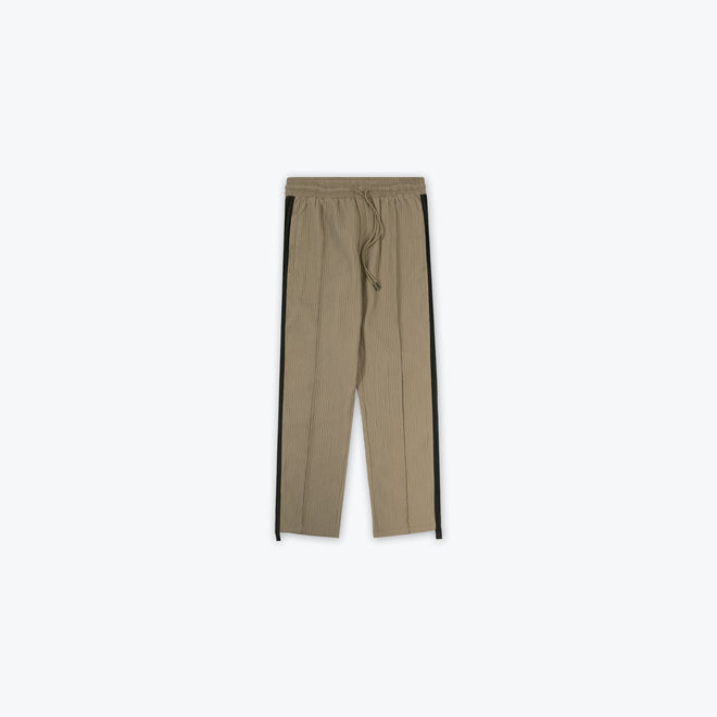 PLISSE TRACK PANT - OLIVE