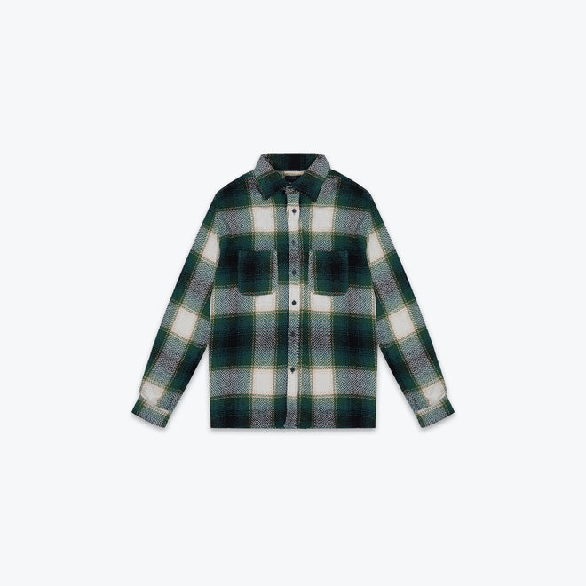 BRUSHED FLANNEL - GREEN
