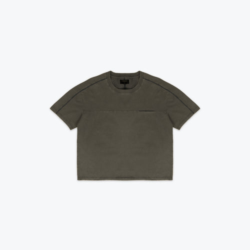 PREMIUM WASHED POCKET TEE - BLACK