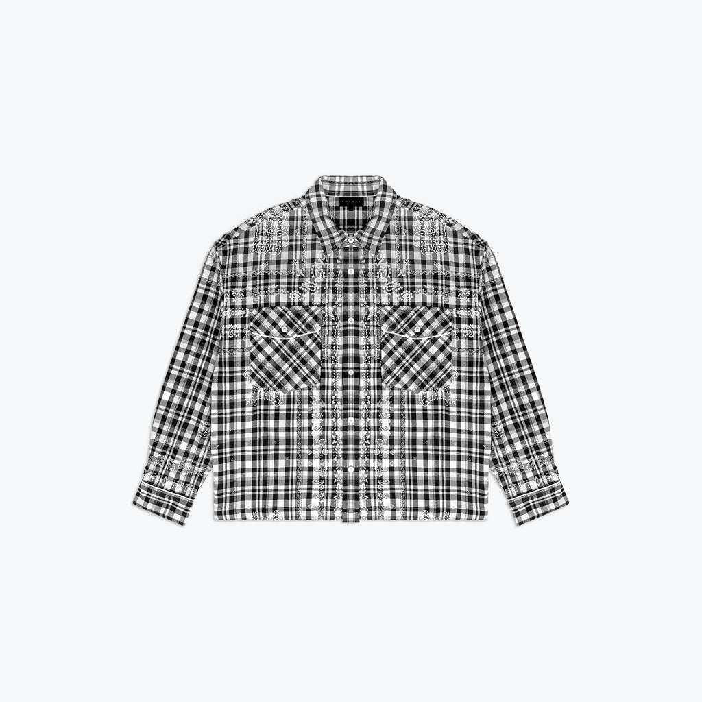 WESTERN FLANNEL - BLACK
