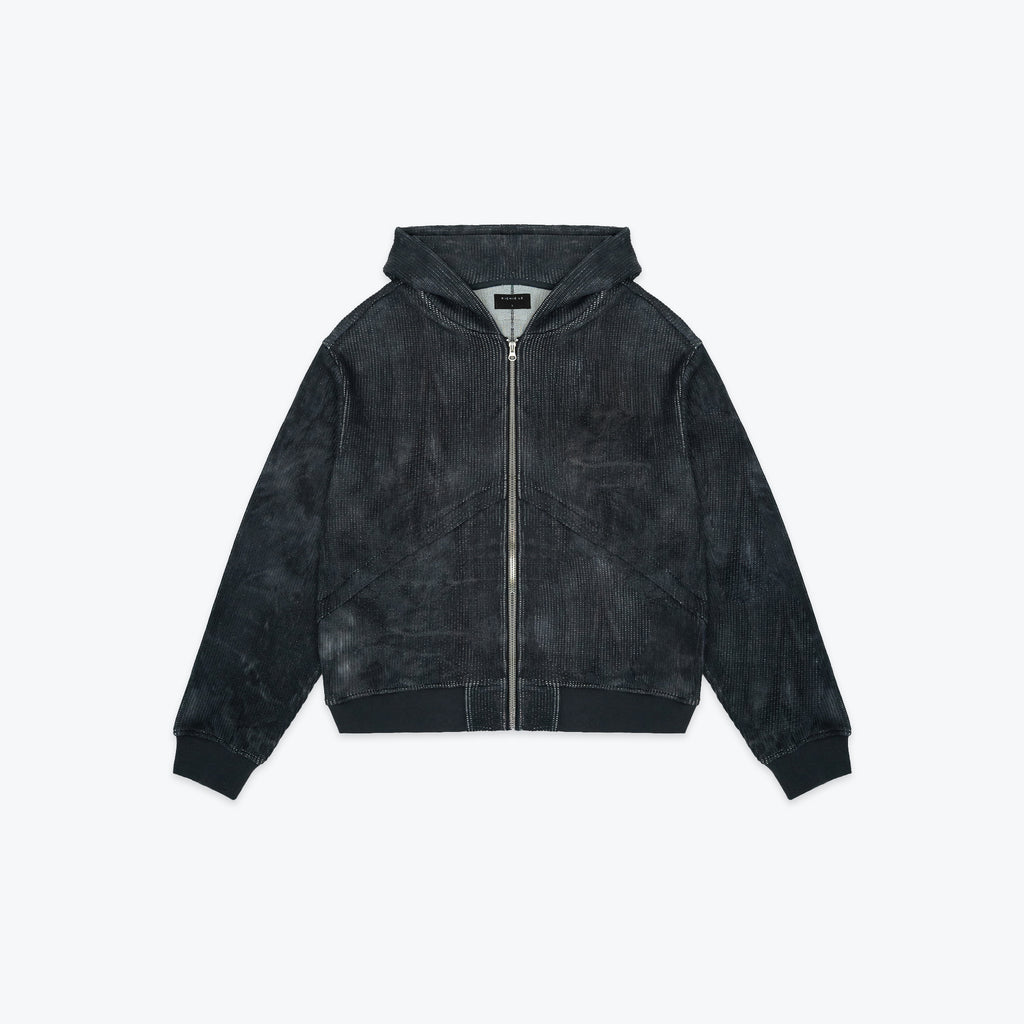 CHEVRON ZIP HOODIE - SUN FADE