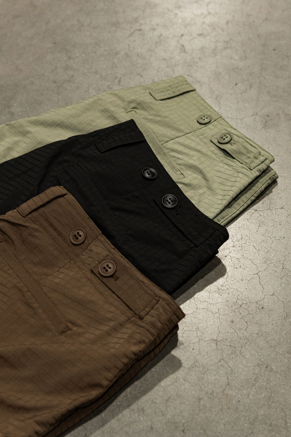 NYLON CARGO PANT - NATURAL