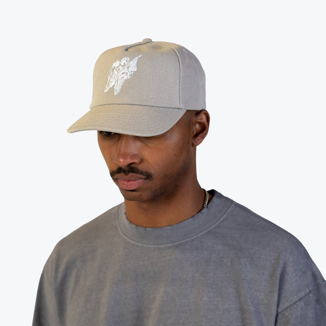 UNSTRUCTURED 5 PANEL CANVAS ANGEL HAT - SAIL