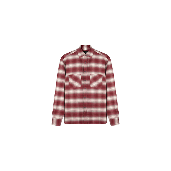 PREMIUM BRUSHED FLANNEL - DEEP RED