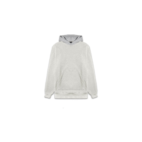 TWO TONE HOODIE - LIGHT HEATHER