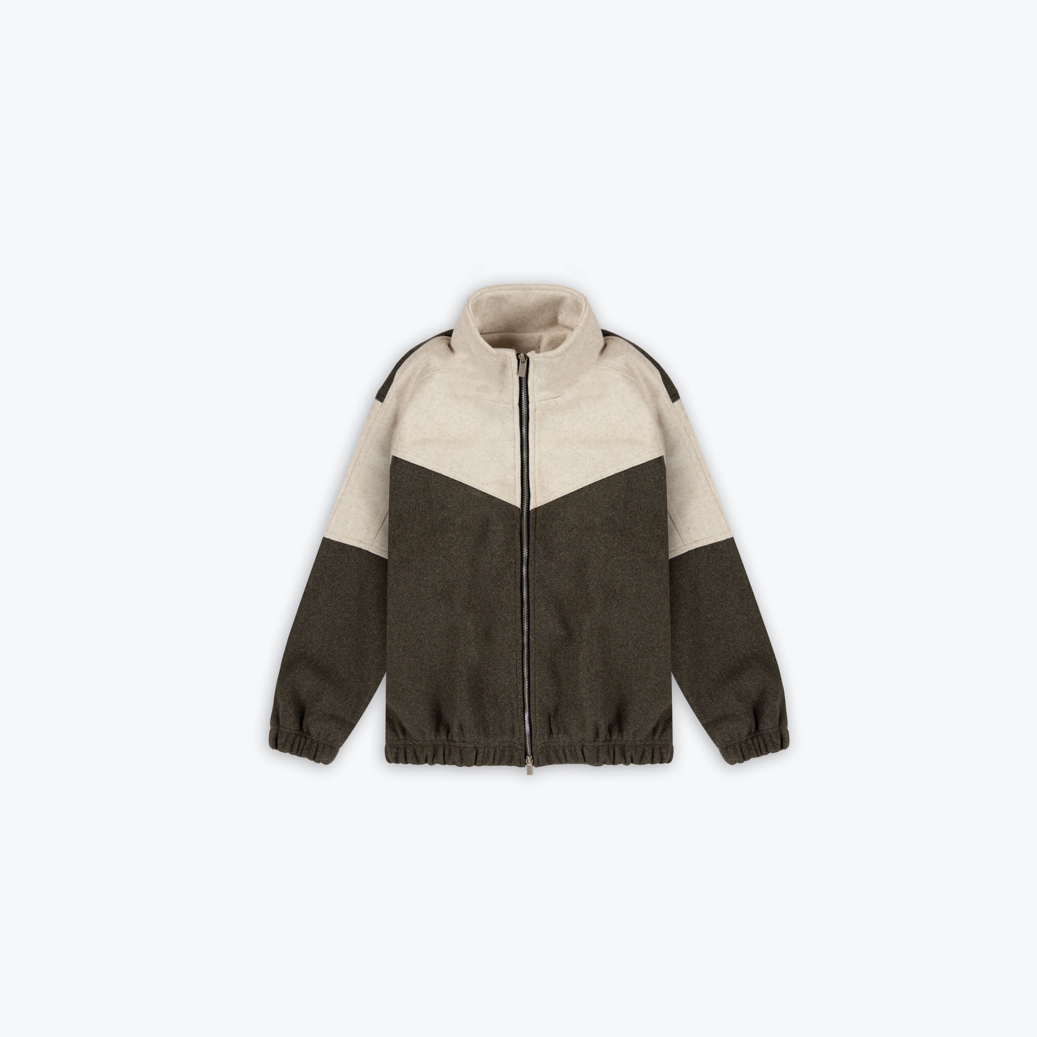 WOOL PANEL FLIGHT JACKET - STONE/SAIL – RICHIE LE COLLECTION