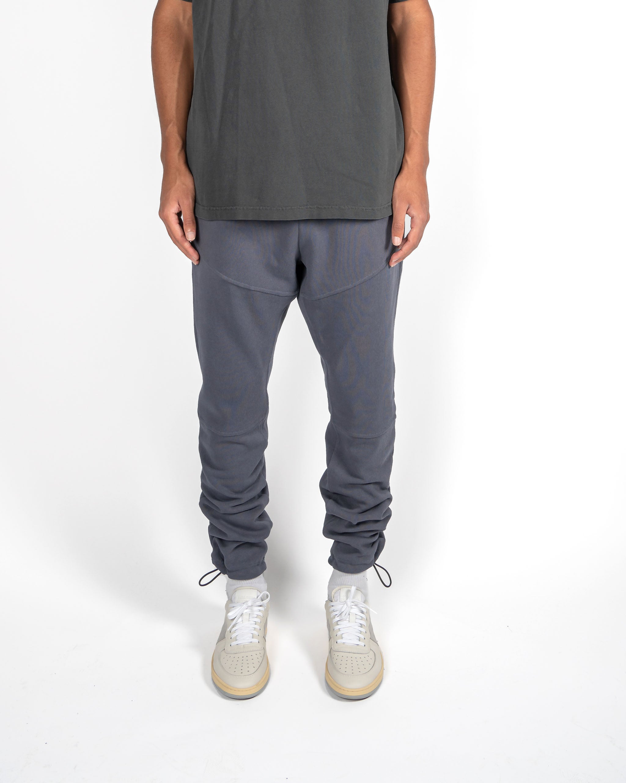 CORDED DAILY SWEATPANTS - SLATE BLUE