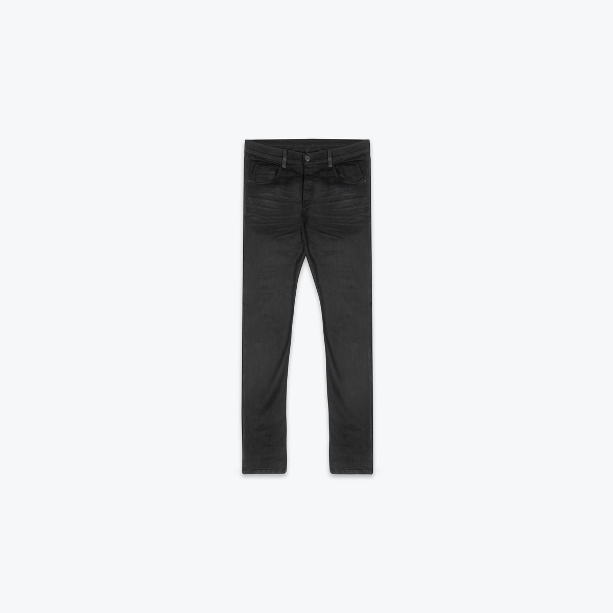 RLC 121 WAXED BLACK DENIM RICHIE LE COLLECTION